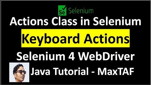 Selenium WebDriver | Actions Class in Selenium | Keyboard Actions in Selenium-Java-Select Copy Paste