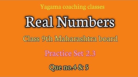 Real Numbers Class9th Practice Set 2.3 Que no.4 & 5। Simplify।Compare