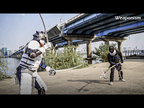 POLE ARM vs DOUBLE SABER