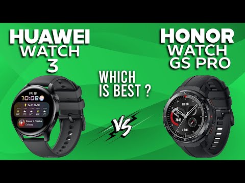 Huawei Watch 3 Vs Honor Watch GS Pro