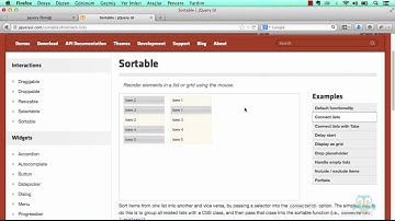 32. Sortable Kullanımı