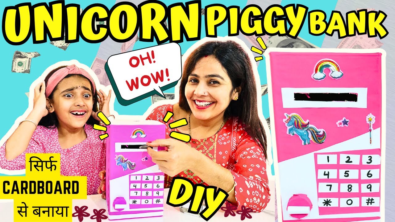 Cardboard Se Mini Piggy Bank Mummy Ne Kaise Bnaya😱 Indian Family Vlog