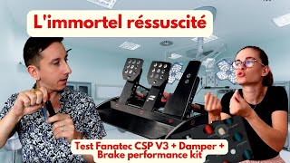 Fanatec Clubsport V3 le pédalier immortel (Test + pose Damper et Brake Performance Kit) screenshot 2