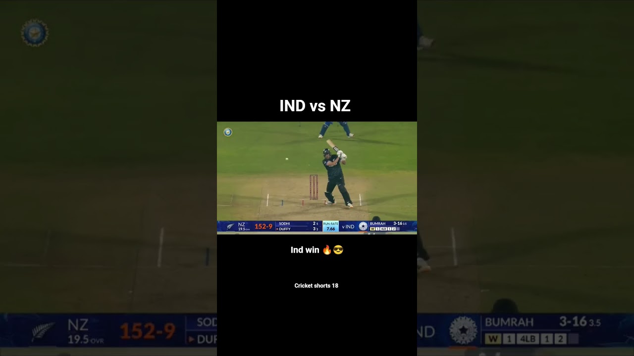 IND VS NZ 3rd Match Highlights 