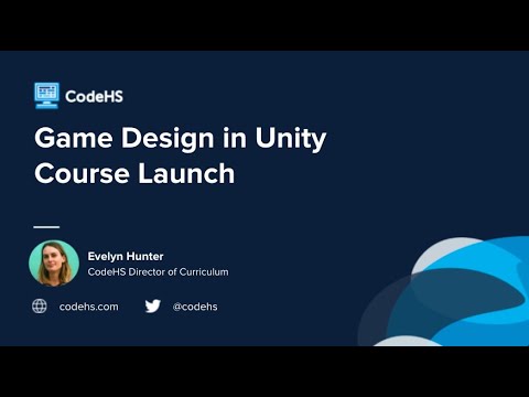CodeHS Webinar: Game Design in Unity Course Overview - YouTube