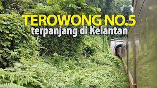 Naik Kereta Api Masuk Terowong Lama Terpanjang di Dabong Kelantan.