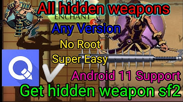 Shadow Fight 2 Hacking || Get Hidden Weapons, No Root | Android 11 Support | Epic Must Watch