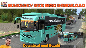 Mahadev travels new bus mod for bussid \ Bussid new sleepir bus mod 2024 / Mahadev travels bus mod