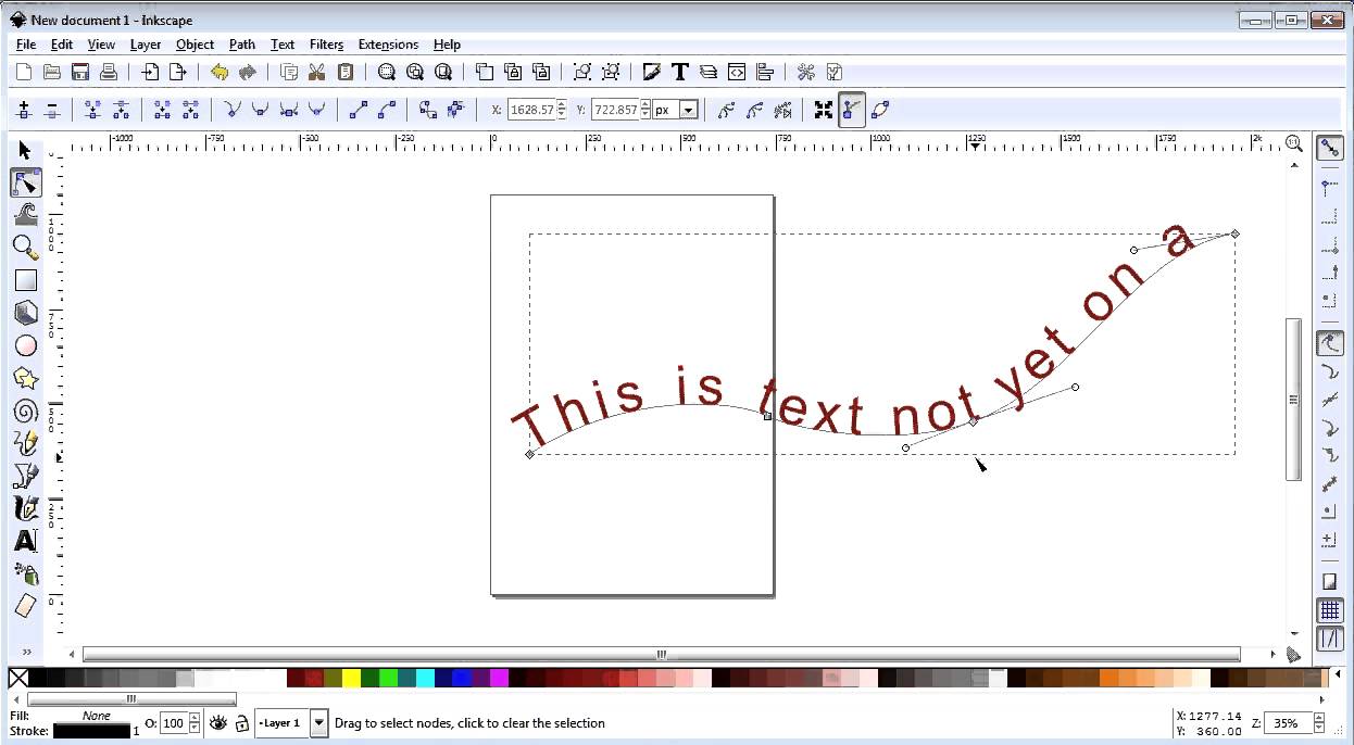 text on path inkscape text on path inkscape