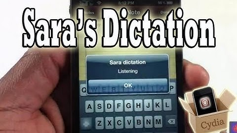 How To Get Sara Dictation Feature (Siri