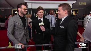 chainsmokers interview 2017 - (music group)(red carpet) & City TV - pre Grammy 2017