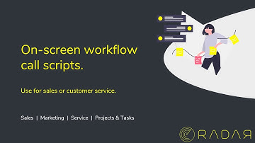 Call Script Workflows in RADAR CRM