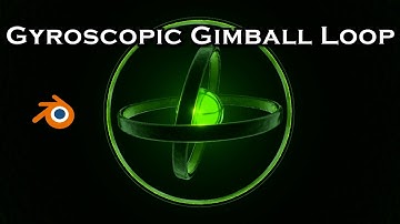 Gyroscopic Gimbal Animation Loop - Blender Tutorial
