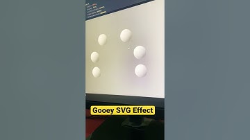 Gooey SVG Effects | HTML | CSS | SVG | Animation | EducateKaro.com #shorts