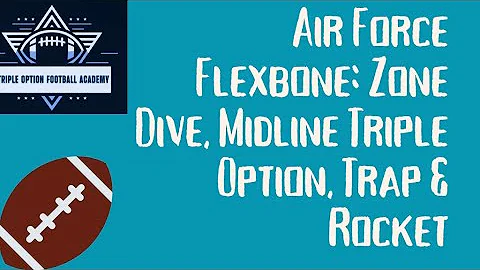 Air Force Flexbone: Zone Dive, Midline Triple Option, Trap & Rocket