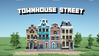 How To Build A Classical Townhouse In Minecraft 1.17.1! | Minecraft Building Tutorial