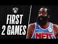 Harden Makes NBA HISTORY By Recording 30+ PTS & 10+ AST In His First Two Games With The Nets!