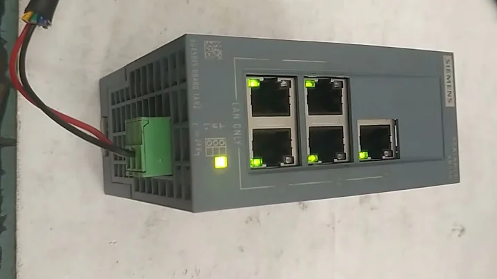 Siemens 6GK5005-0BA00-1AB2 SCALANCE X005 Industrial Ethernet Switch | #ethernetswitch #ethernet