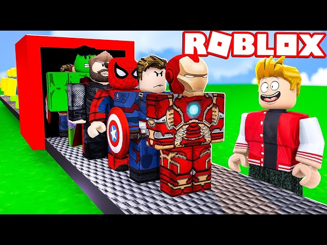 FÁBRICA DO FLASH VS FÁBRICA DO CAPITÃO AMÉRICA NO ROBLOX!! (Super