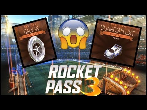 ROCKET PASS 3 BEST ITEMS STREAM HIGHLIGHTS #1 (Cobalt Gaurdian GXT, Sky Blue Polaris)