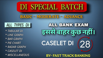 Data Interpretation Special Batch | DAY- 28 | Exam-Oriented Content | Basic - Moderate - Advance |