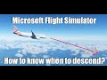 Flight Simulator 2020 - Calculating Top of Descent Tutorial