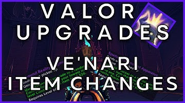 PRE-9.0.5 Items WONT WORK with Valor Upgrades - Ve