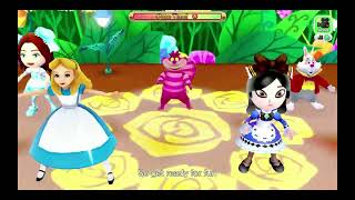 Berry Violet's Alice Garden Themed Cafe Party in Disney Magical World 2