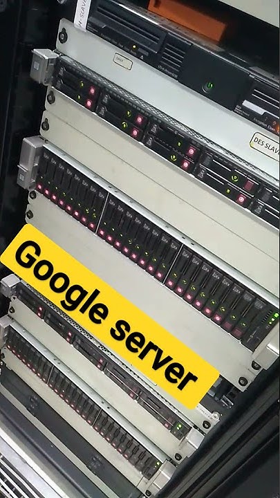 Google server | 380 gen 9| - YouTube