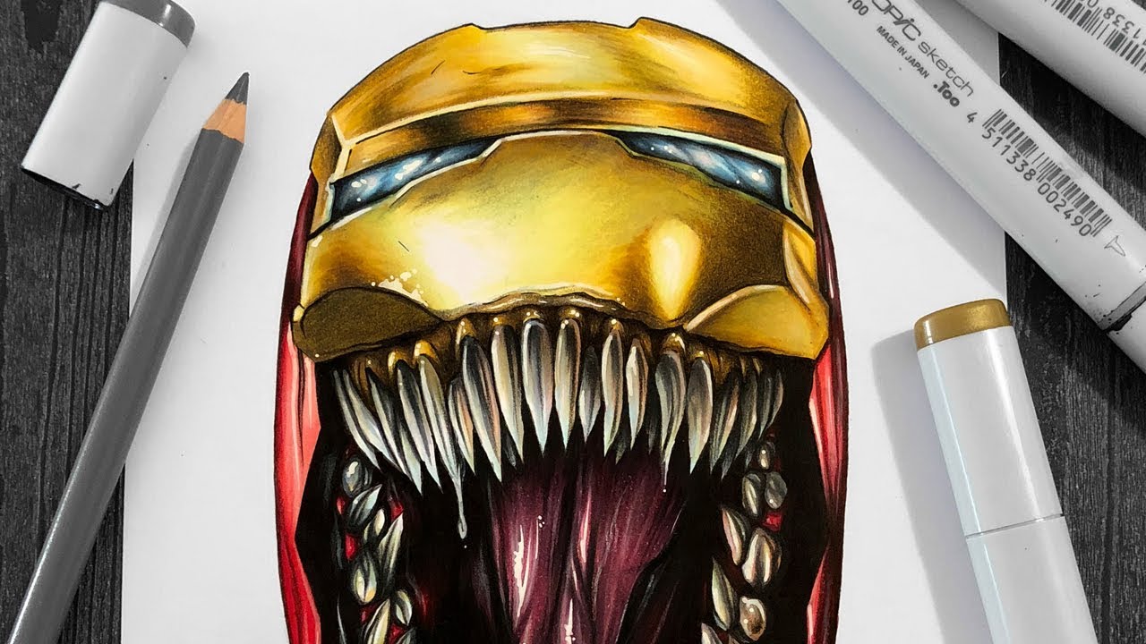 drawing iron venom youtube how to make an outlook email