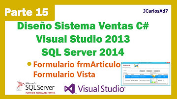 Sistema de Ventas C# - Visual Studio 2013 - Sql Server 2014 (15-41) Formulario Vista Categoría