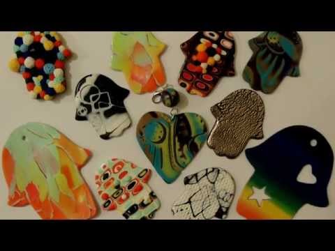 Амулет Хамса полимерная глина / Hamsa Amulet polymer clay