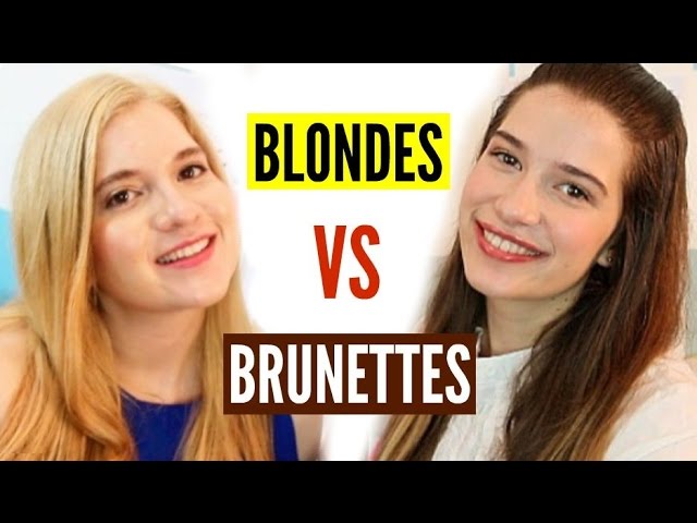 Blond Vs Brunette Hair