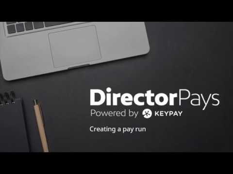 Creating a pay run with Director Pays