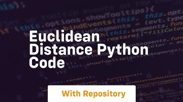 euclidean distance python code