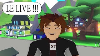 JE VISITE VOS MAISONS SUR ADOPT ME !! LE LIVE !!