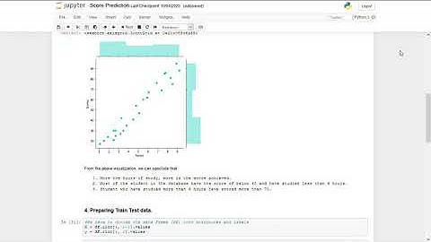 Task- #1 : Score Prediction using Supervised Machine Learning.