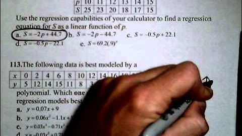 MAT150 Review - Model Selection