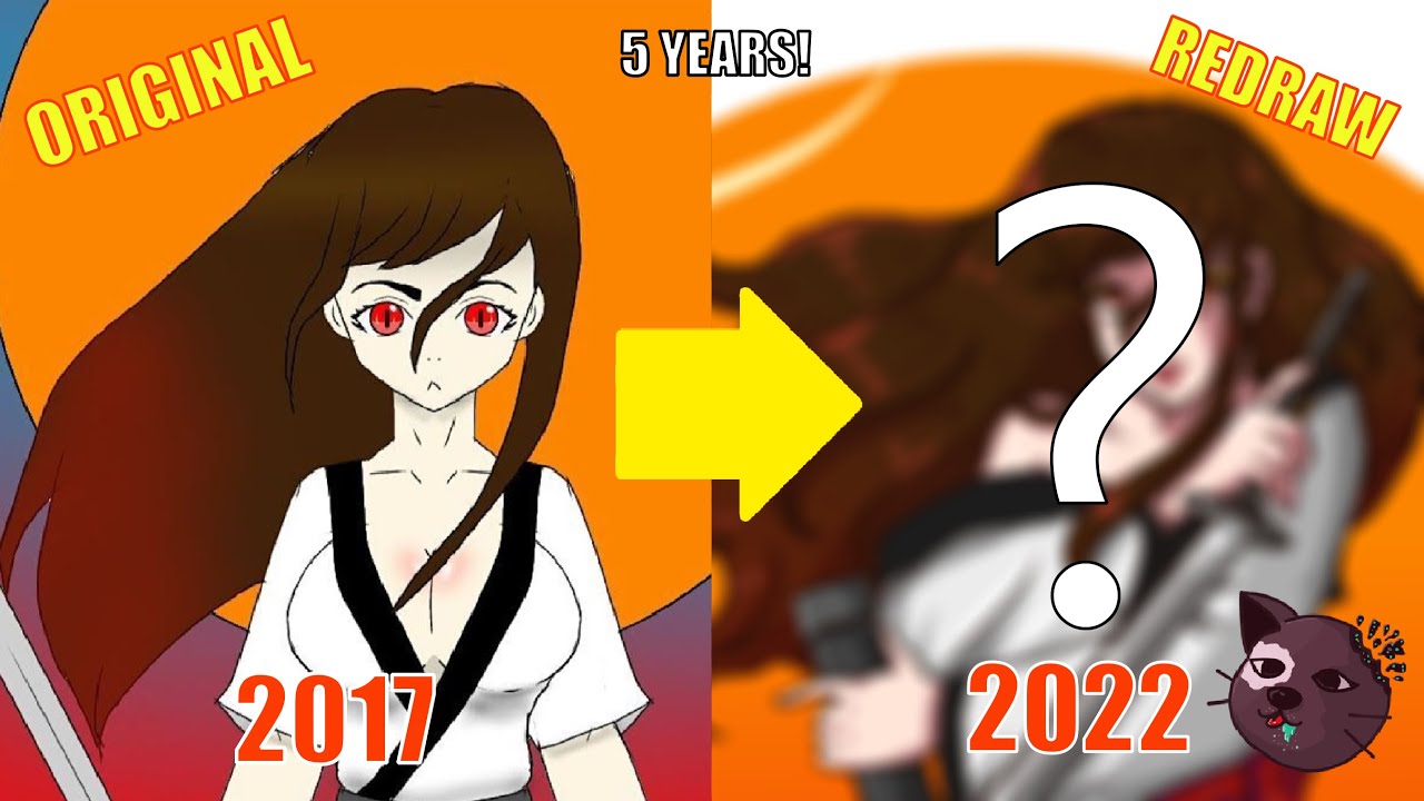 Art Redraw - 5 years (My Digital Art Journey Rant) 💚 - YouTube