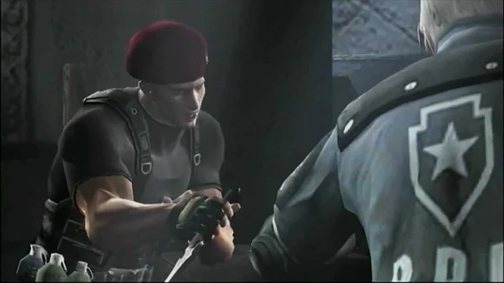 Resident Evil 4 HD | Leon vs Krauser Knife Fight |...