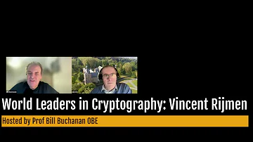 World Leaders in Cryptography: Vincent Rijmen