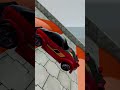 Juegos de Carros - BeamNG Drive Carro Rally Rojo - Saltos Geniales de Coches Deportivos #shorts