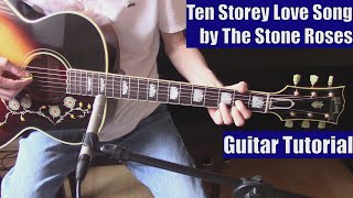 Ten Storey Love Song by The Stone Roses (Guitar Tutorial with Isolated Vocal Track The Stone Roses)