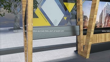hi, Simple design bus shelter is coming~