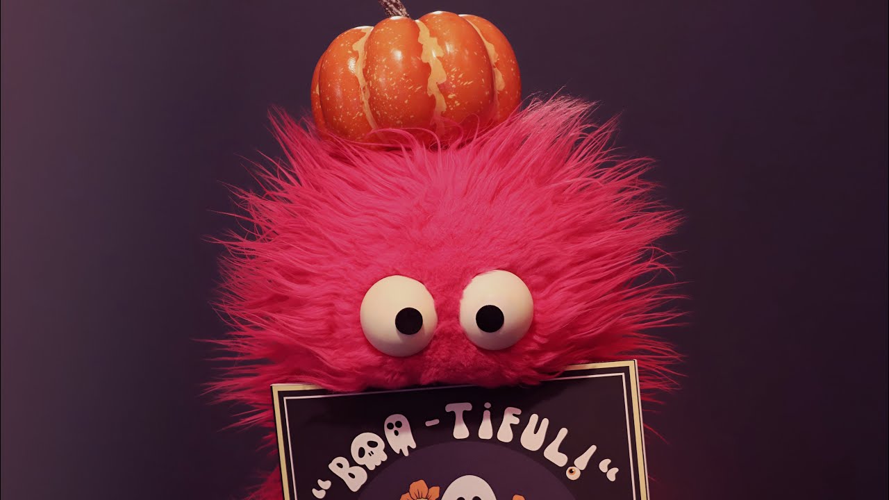 ASMR Relaxing With A Monster & A Spooky Halloween Coloring Book + Whispered Rambling 🎃💤