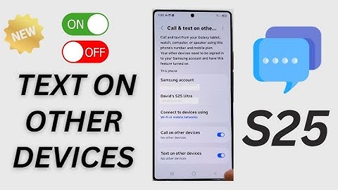 📱 How to Turn On/Off “Text on Other Devices” on Galaxy S25! (Super Easy Guide)