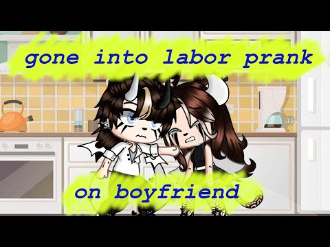 Gone into labor prank on boyfriend || Gacha Club ||