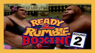 ビジュアルとキャラ設定がカオスな謎のボクシングゲームやる。【Ready 2 Rumble Boxing Round 2】