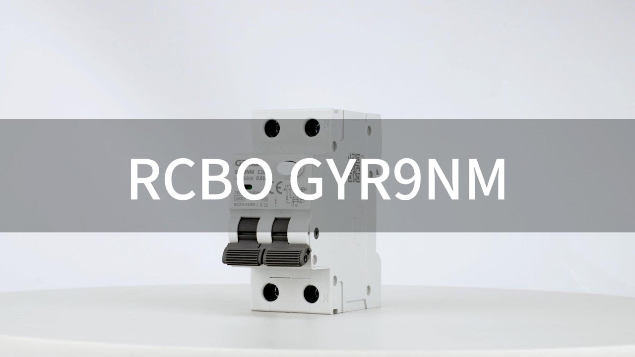 Disjoncteur Différentiel RCBO 40A 30mA Type AC 6kA - Protection Fuites, Surcharges Et Courts-Circuits - Montage Rail 35mm