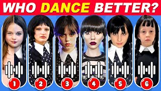 Who Dances Better? Wednesday Dance Edition 🖤💃 Salish Matter,Diana,Like Nastya,Diana,Kamelia Melnic